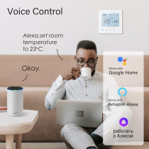 Smart Beok WiFi Thermostat: Programmable, Alexa-Compatible