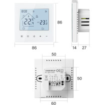 Smart Beok WiFi Thermostat: Programmable, Alexa-Compatible