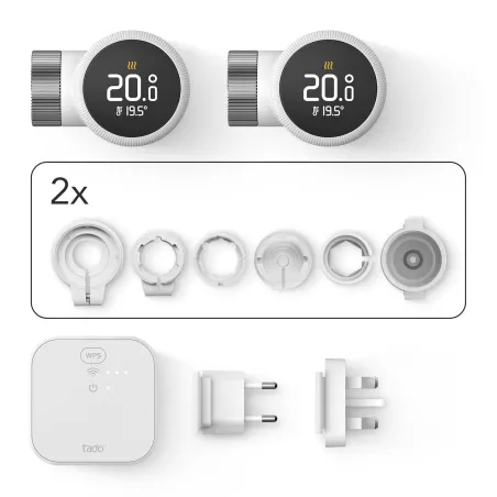 Tado° X : Kit de Démarrage Thermostat Connecté - Chauffage Intelligent et Économies dÉnergie !