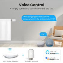 Smart WiFi Thermostatic Head for Radiators - Alexa & Google Compatible