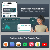 Smart Meditation Headband with Real-Time Feedback for Relaxation