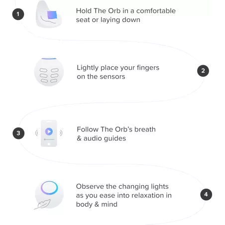 Reflect Orb: Votre Allié Anti-Stress & Méditation Guidée – Retrouvez Calme & Focus Facilement!
