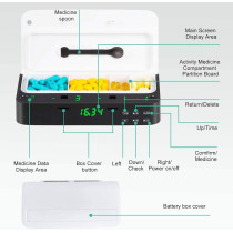 Distributeur de Médicaments Intelligent avec Alarmes et Affichage LED