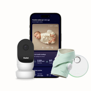 Owlet Dream Duo Smart Baby Monitor: Dream Sock & Cam for Peace of Mind