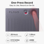 PLAUD Note AI Voice Recorder: 64GB, Transcription, Summaries, App Control - High-Precision Audio!