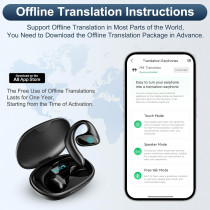 144-Language Translator Earbuds with Bluetooth & Real-Time Voice