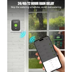 Minuteur d’Arrosage WiFi Intelligent à Deux Zones