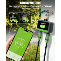 Smart WiFi Hose Timer with Dual Zones and App Control