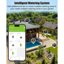 Smart WiFi Hose Timer with Dual Zones and App Control
