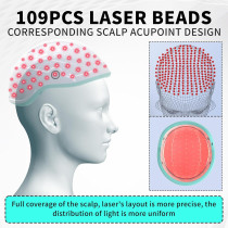 FDA-Cleared Laser Cap for Hair Regrowth, Red Light Therapy