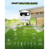 Contrôleur d'Arrosage WiFi Intelligent 8 Zones pour Jardin