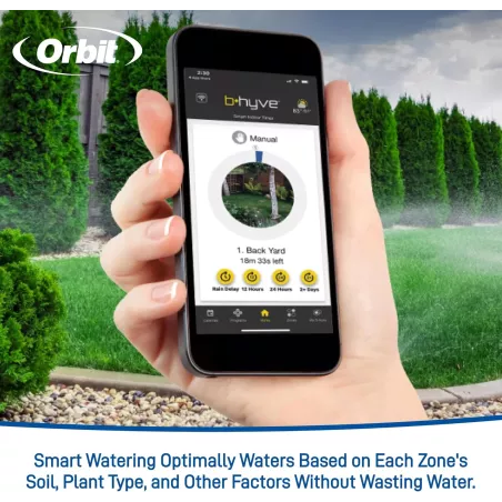 Orbit B-hyve : Contrôleur dArrosage Intelligent WiFi 8 Zones - Économie dEau Garantie !