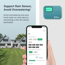 8-Zone Smart WiFi Sprinkler Controller with App and Rain Sensor