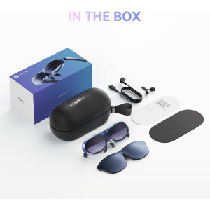 Portable 120-Inch Video Goggles, HDMI Input, Rechargeable Battery