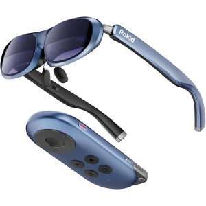 Portable 120-Inch Video Goggles, HDMI Input, Rechargeable Battery