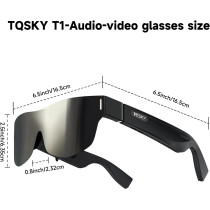 T1 AR Glasses with 1080P Display, Myopia Adjustable, Portable Theater