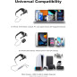 TQSKY T1 Smart Glasses: 150 HD Theater, Myopia-Friendly, Portable Cinema for iPhone, Android & PC!