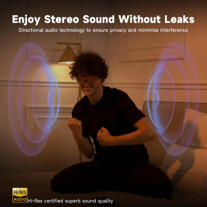 T1 Smart Glasses with 150'' Screen for iPhone, Android, and PC