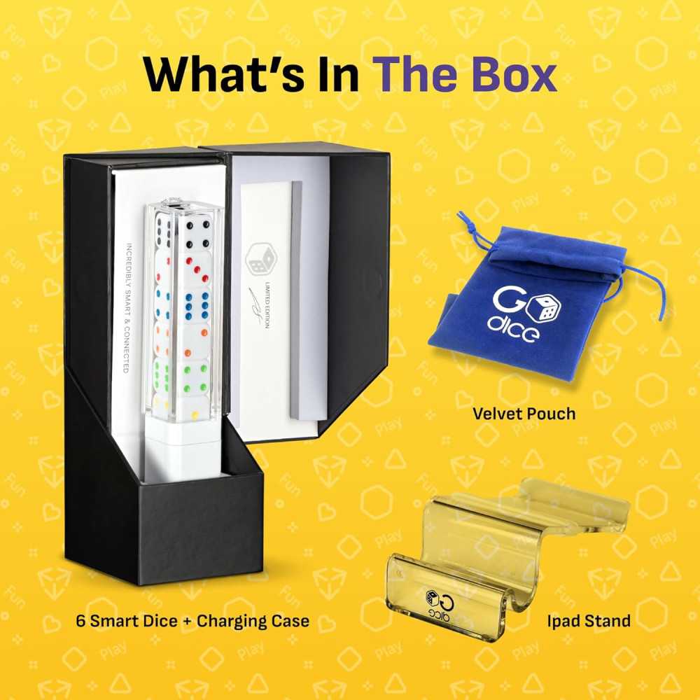 GoDice Full Pack - Dés interactifs pour famille et amis