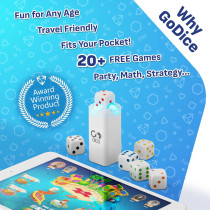 GoDice Full Pack - Smart Interactive Dice for Family and Friends