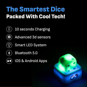 GoDice Full Pack - Smart Interactive Dice for Family and Friends
