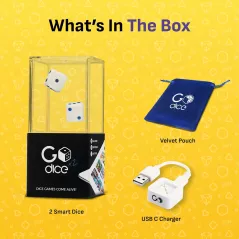 GoDice : Dés Connectés et Interactifs pour des Jeux Amusants et Éducatifs (2 Dés)