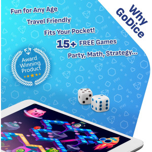 Smart Connected Dice  Fun and Educational, GoDice 2 Pack