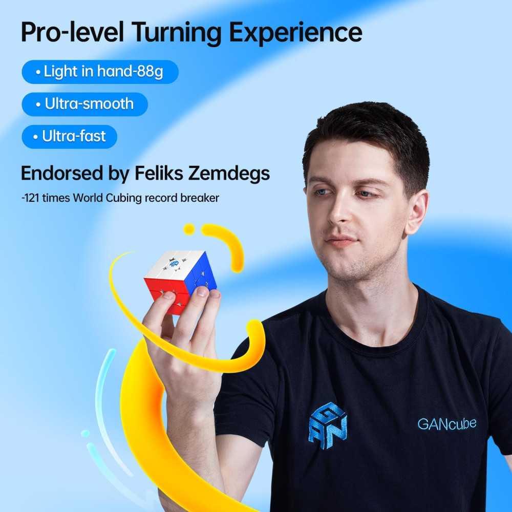 GAN 356 i Carry 2 Cube Bluetooth Intelligent avec 700 Heures d’Autonomie