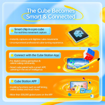 GAN 356 i Carry 2 Smart Bluetooth Cube with 700-Hour Battery