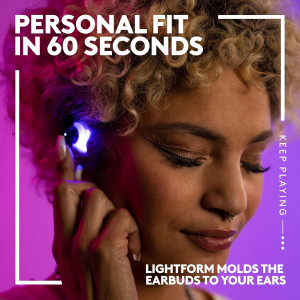 Logitech G FITS Wireless Gaming Earbuds with Lightspeed