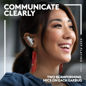 Logitech G FITS Wireless Gaming Earbuds with Lightspeed