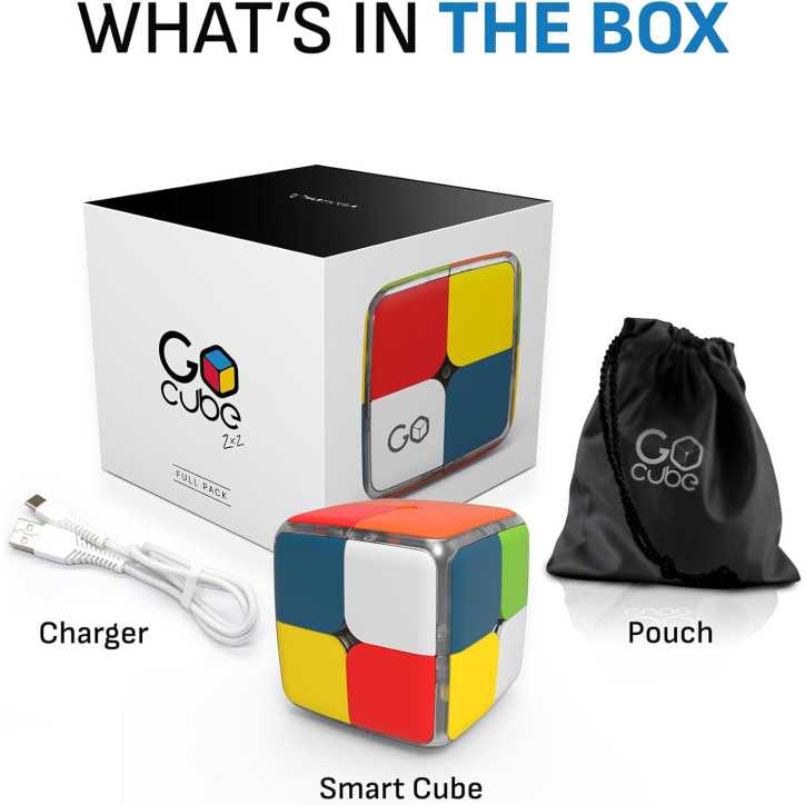 GoCube 2x2: The Smartest Puzzle Cube! Learn, Play & Solve - Perfect STEM Gift!