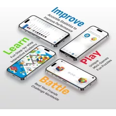 GoCube 2x2: Le Cube Connecté Intelligent pour Apprendre et SAmuser, le Cadeau STEM Parfait!