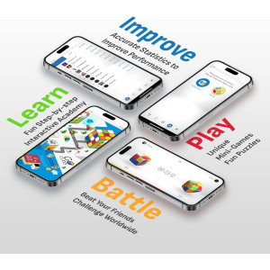 GoCube 2x2 Smart Cube - Learn, Play, and Improve Your Skills