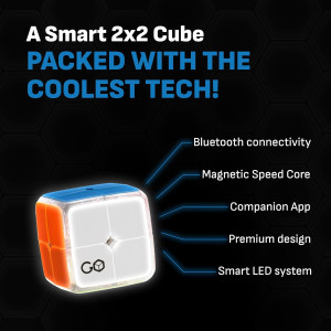 GoCube 2x2 Smart Cube - Learn, Play, and Improve Your Skills
