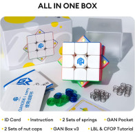 GAN 356 i Carry Smart Cube - Magnetic 3x3 Puzzle for All Levels