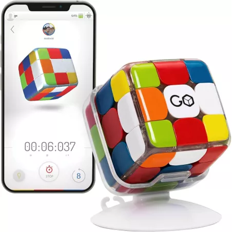 GoCube Edge Full Pack : Le Rubiks Cube Connecté et Intelligent pour Apprendre et Samuser!