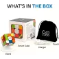 GoCube Edge Full Pack : Le Rubiks Cube Connecté et Intelligent pour Apprendre et Samuser!