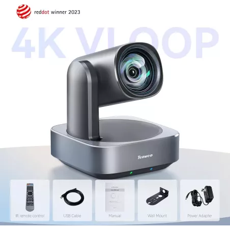 Caméra Tenveo VHD3UPro 1080P PTZ : Zoom 3X et Grand Angle