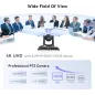 Tenveo Caméra PTZ 4K UHD 12X Zoom Optique : Capturez lExcellence pour vos Conférences et Livestreams!