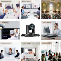 Tenveo UHD 4K PTZ Camera with 12X Zoom for Conferencing and Streaming