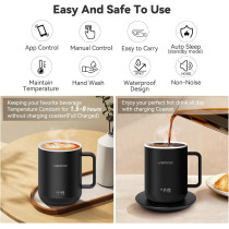 VSITOO Smart Mug 2 Temperature Control Coffee Mug