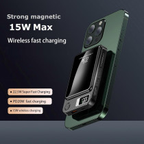 Magnetic Wireless Power Bank 10000mAh - Fast Charging for iPhone