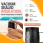 Tasse Chauffante Intelligente HOT KUP: Contrôle de Température Parfait, 14oz - Noir Élégant