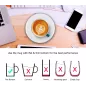 Chauffe-Tasse Intelligent BESTINNKITS: Café Chaud à 55°C, Activation Automatique!