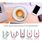 Smart Coffee Mug Warmer: Auto On/Off, Keeps Drinks at 131°F - Perfect Home & Office Beverage Warmer