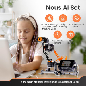 STEM Coding Robot Kit for Kids 12+: Build and Program Your Own AI Robot
