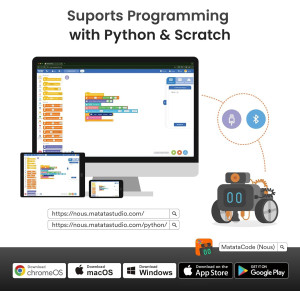 STEM Coding Robot Kit for Kids 12+: Build and Program Your Own AI Robot