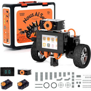 STEM Coding Robot Kit for Kids 12+: Build and Program Your Own AI Robot