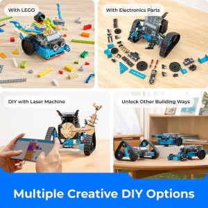 mBot2 Rover Coding Robot for Kids 8–12+: Build, Code, and Explore STEM Fun
